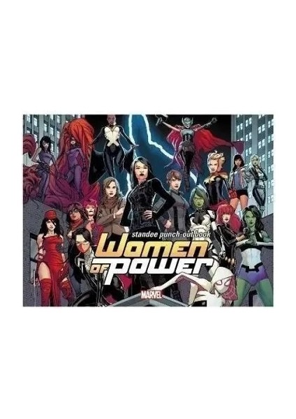 Heroes Of Power: The Women Of Marvel: Standee Punch-Out Book Ingilizce Çizgi Roman