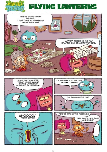 Harvey Beaks #1: Inside Joke Ingilizce Çizgi Roman