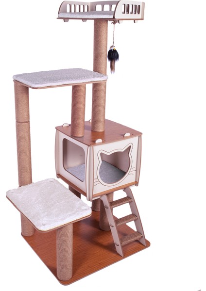 Patihomes Xl Katlı Kedi Evi -Kedi Tırmalaması fiyatları