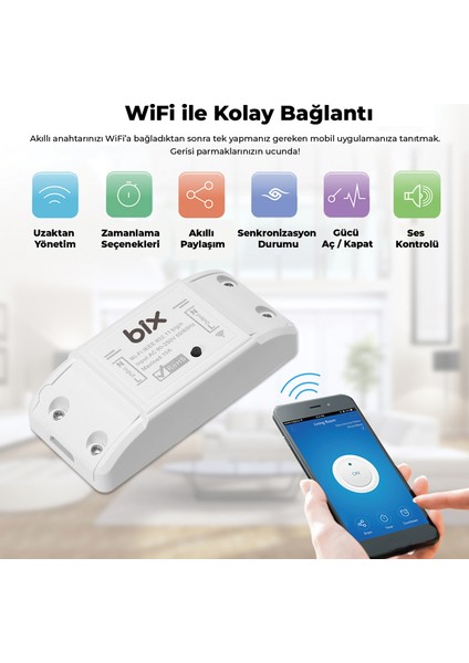 SC-01 WiFi Kontrollü Akıllı Röle Zamanlama ve Sesli Komut Özellikli Akıllı Devre Sistemi