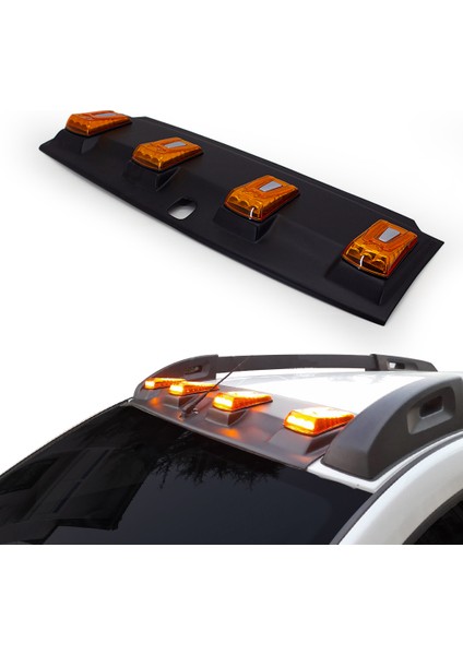 Dacia Duster 2009-2013 Yıllı Arasına Uyumlu Ön Cam Üstü Moonvisör Mat Siyah