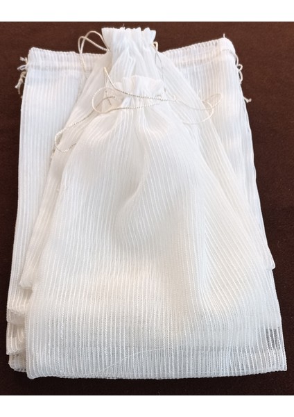 Fnt Ip Çizgili Kese 21*29 cm Ebatında 12 Adettir Hediyelik Bohçalık Çeyizlik Havlu Kesesi indirimleri