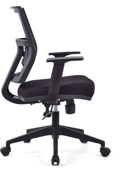 Riva Siyah Pls Çalışma Koltuğu Ofis Koltuğu
