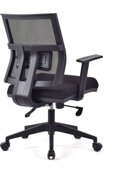 Riva Siyah Pls Çalışma Koltuğu Ofis Koltuğu