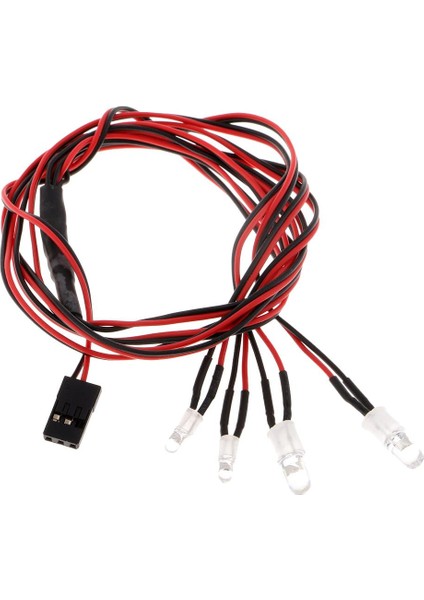 3xrc Model LED Lamba Farları 4.8-6V 5mm Farlar Rc Drift Arabası Için LED Işık 3 Adet fırsatları