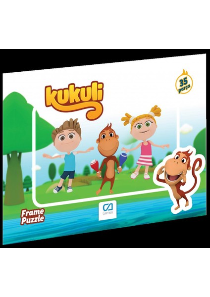 Ca Games Kukuli 35 Parça Frame Puzzle Yapboz