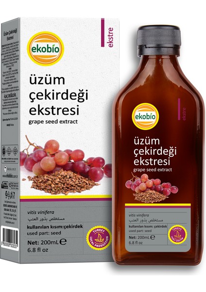 Üzüm Çekirdeği Ekstresi 200 Ml