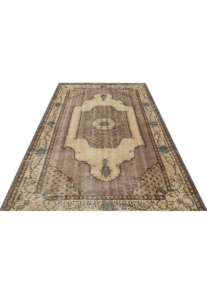Eşsiz Anadolu Vintage Eskitme El Dokuma Halı 169X272CM 8810