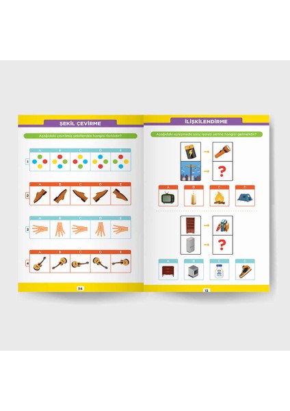 4. Sınıf Bilsem Sınavı Hazırlık Seviye 1 Kitabı modelleri