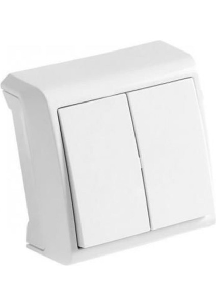 Vera Sıva Üstü Komütatör Anahtar Beyaz