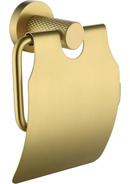 Fırçalanmış Altın Tuvalet Kağıtlığı