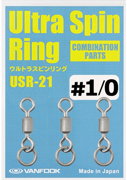 Ultra Spin Ring Halkalı Fırdöndü Usr-21 Silver #1/0 (3 Ad)