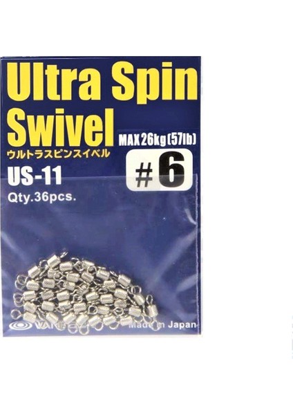 Ultra Spin Swivel Fırdöndü Us-11 Silver #6 (36 Ad)