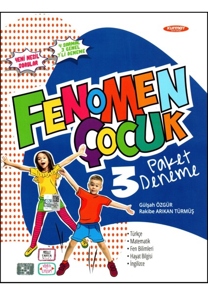 Fenomen Yayıncılık Fenomen 3. Sınıf Matematik+Fen+Paragraf Beceri Temelli Soru Bankası+Deneme 4 Kitap