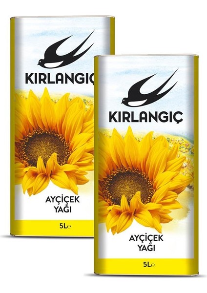 Ayçiçek Yağı Teneke 5 Lt x 2