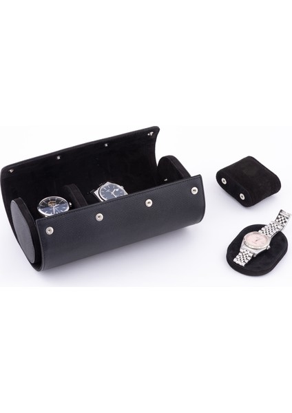 Doğal Deri Tekli Saat Kutusu Saat Rollu Watch Box Saat Saklama Kutusu Saat Koleksiyon Kutusu Saat Kutuları