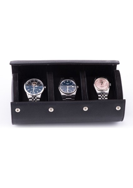 Doğal Deri Tekli Saat Kutusu Saat Rollu Watch Box Saat Saklama Kutusu Saat Koleksiyon Kutusu Saat Kutuları