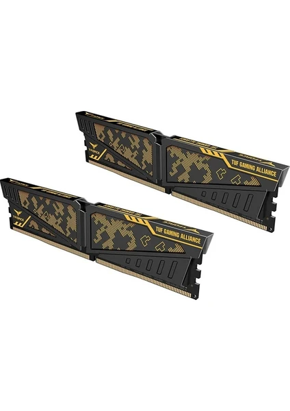 T-Force Vulcan Tuf Gaming Alliance 16GB (2X8GB) 3200MHZ CL16 Ddr4 Gaming Ram (TLTYD416G3200HC16FDC01)