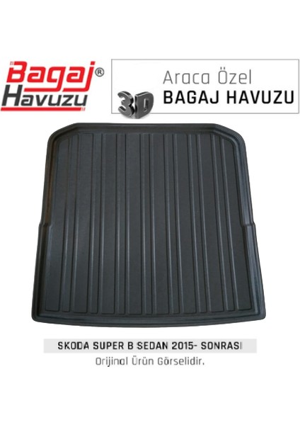 2022 Skoda Superb Bagaj Havuzu Tam Uyumlu Kauçuk fiyatları