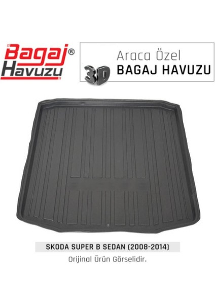 Superb Bagaj Havuzu 2008-2014 Tam Uyumlu Kauçuk fiyatları