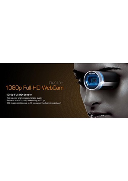 A4 Tech PK-910H, Internet Kamera , 1080P Full Hd, 16MP, Mikrofonlu, Gümüş/siyah modelleri