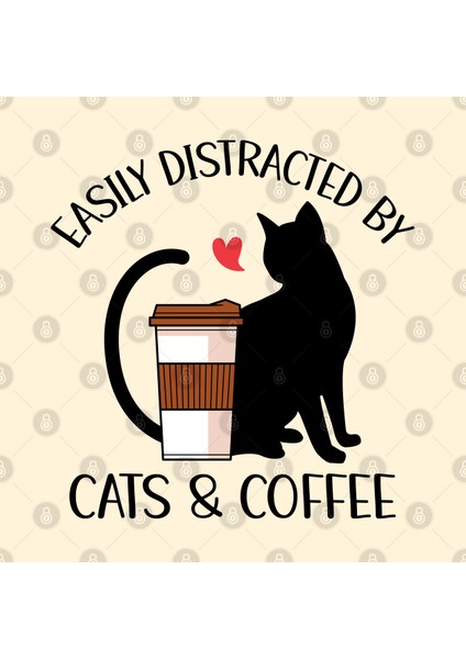 Kedi ve Kahve Dikkatimi Dağıtıyor Kupa Bardak fiyatları