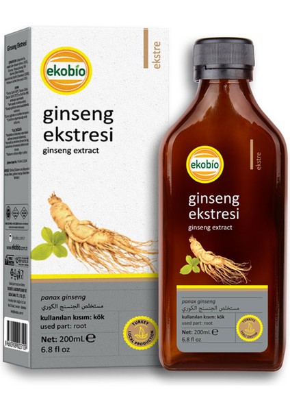 Ginseng Ekstresi 200 Ml - Ginseng Ekstraktı
