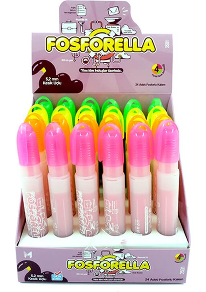 2501 Fosforellafosforlu Kalem - Yuvarlak