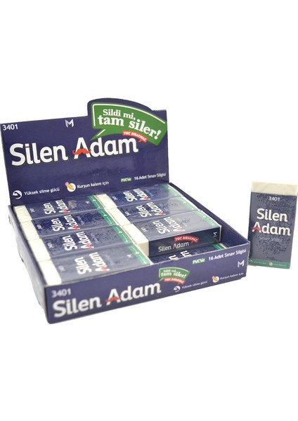 3401 Silen Adam Büyük Silgi Pvc Siz