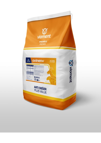 Ovinent 20 Kg - Küçükbaş Hayvanları İçin; Etkin Destek - Koyun, Keçi, Kuzu, Oğlak, Premiks, Yem Katkı,