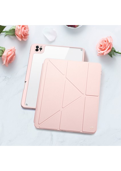 Apple iPad Pro 11 2018/2020/2021 Pink Için Dux Ducis Magi Serisi Kılıf (Yurt Dışından)