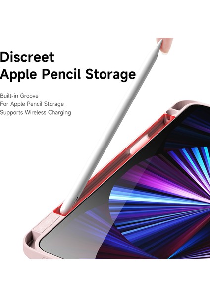 Apple iPad Pro 11 2018/2020/2021 Pink Için Dux Ducis Magi Serisi Kılıf (Yurt Dışından)