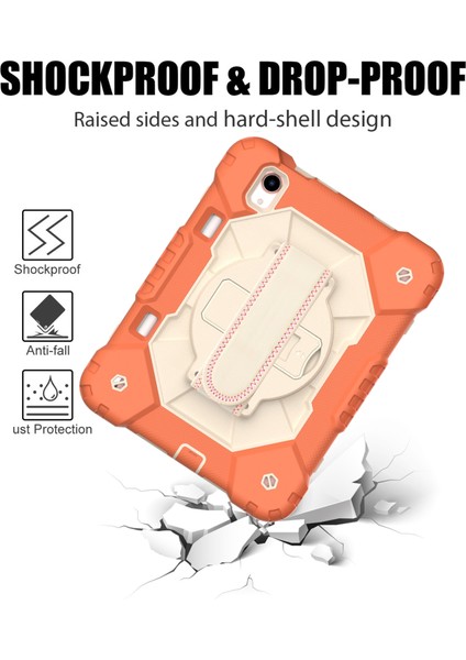 Ipad Mini 6 Için Tablet Kılıfı - Turuncu (Yurt Dışından)