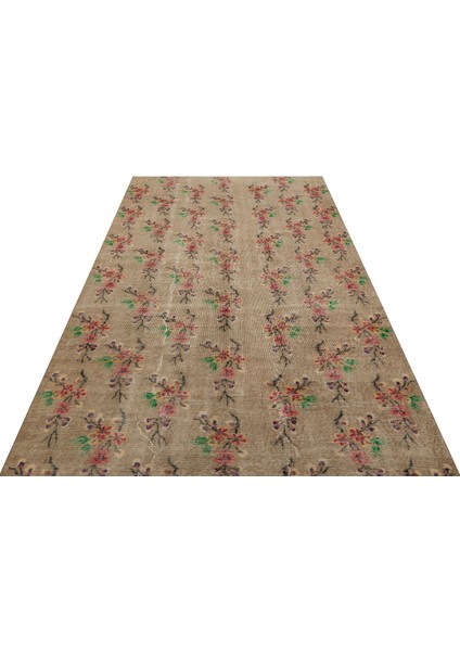 Klasik Modern Vintage Eskitme El Dokuma Halı 168 x 264CM 8837