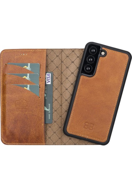 Samsung Galaxy S22 Uyumlu Deri Cüzdanlı Kılıf TN11 Taba indirimleri