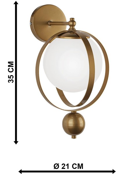 Jüpiter Aplik Eskitme Beyaz Cam indirimleri