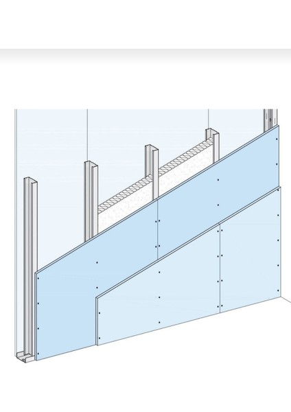 Akyd Ak Kale Yapı Dekorasyon DUVAR C PROFİLİ 050 12 ADET  BOY3 METRE