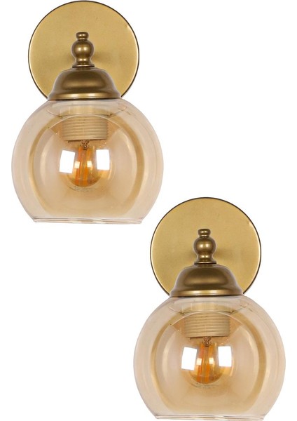 Ginza Aplik 2 Adet Eskitme Düz Cam