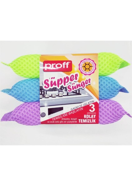 3'lü Bulaşık Süngeri