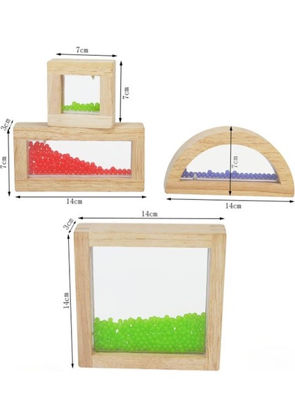 Ahşap Oyuncaklar 8 Parça Gökkuşağı Ses Blokları Renk Şekilleri Öğrenme Oyuncakları (Yurt Dışından)