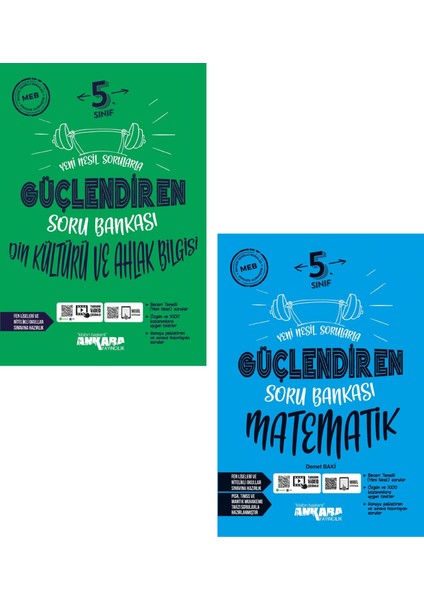 5.Sınıf Matematik - Din Kültürü Kültürü Güçlendiren Soru Seti 2 Kitap 2023