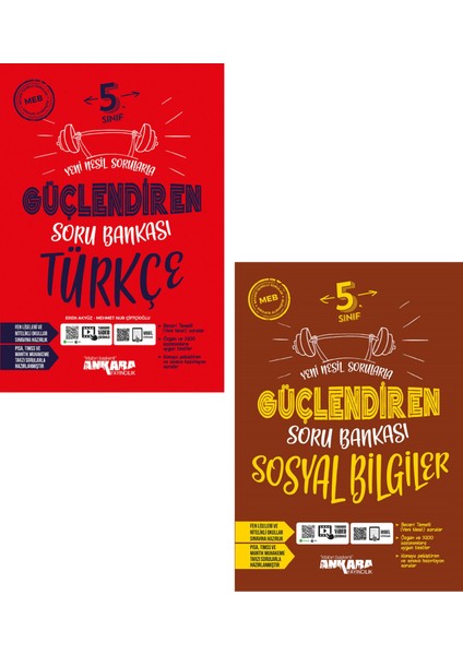 5.Sınıf Türkçe - Sosyal Bilgiler Güçlendiren Soru Seti 2 Kitap 2023