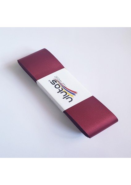 Grogren Kurdele 4 cm 10 Metre Bordo