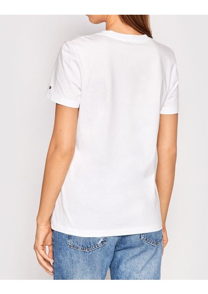 Tommy Hılfıger Kadın T-Shırt WW0WW31999-YBR fiyatları