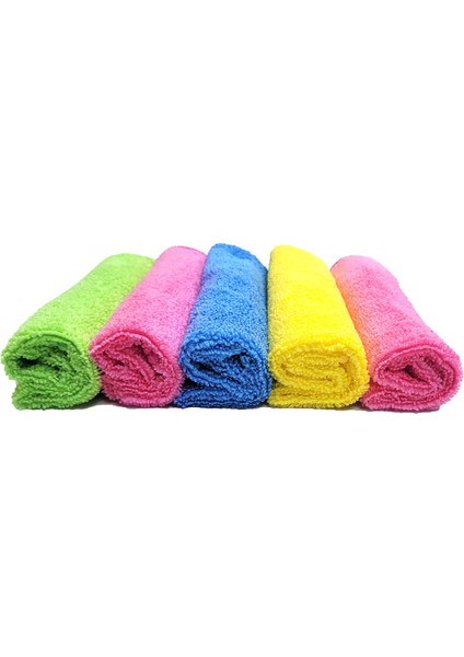 Mikrofiber Temizlik Bezi 40 x 30 cm 200GSM 5'li