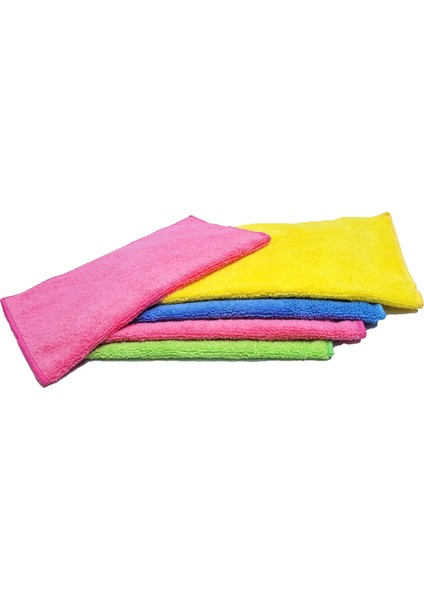 Mikrofiber Temizlik Bezi 40 x 30 cm 200GSM 5'li