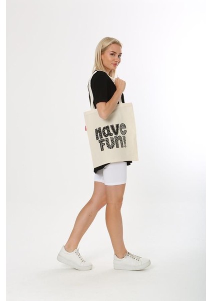 Have Fun Baskılı Bez Çanta indirimleri