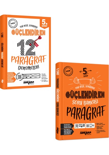 5.Sınıf Paragraf Güçlendiren Soru + Deneme Seti 2 Kitap 2023