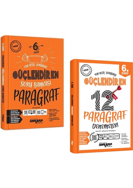6.Sınıf Paragraf Güçlendiren Soru + Deneme Seti 2 Kitap 2023