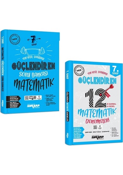 7.Sınıf Matematik Güçlendiren Soru + Deneme Seti 2 Kitap 2023